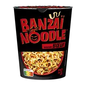Pâtes instantanées Boeuf BANZAI NOODLE - Cup 67g