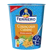 Couscous cuisiné épices douces FERRERO - Cup 80g
