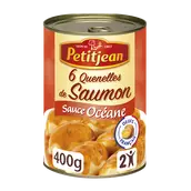 Quenelle de saumon sauce océane PETIT JEAN, boîte de 400g