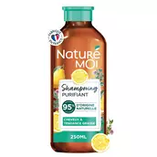 Shampooing purifiant pour cheveux gras NATURE MOI, flacon de 250ml