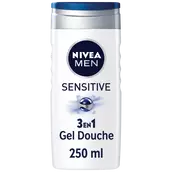 Gel douche sensitive NIVEA MEN, 250ml