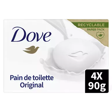 Pain de Toilettes Original DOVE 4x90g