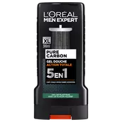 Gel Douche Pure Carbon Gel Douche Action Totale 5en1 MEN EXPERT 300mL