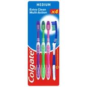 Brosse à dents multiaction medium COLGATE, x4
