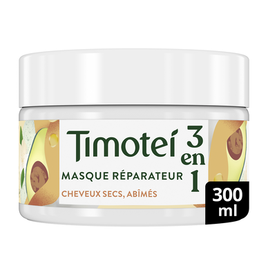 Masque capillaire réparateur avocat TIMOTEI 300ml