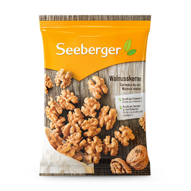 Cerneaux de noix, SEEBERGER, sachet 150g