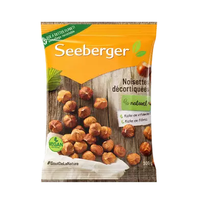Noisettes décortiquées SEEBERGER, 200g