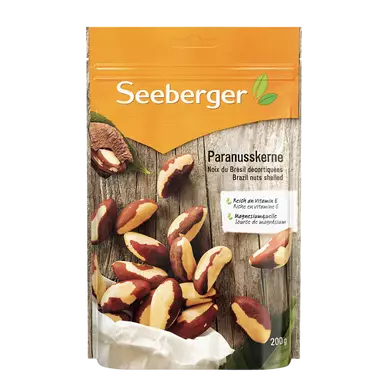 Noix du Brésil, SEEBERGER, sachet de 200g