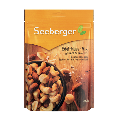 Mélange de graines grillées et salées, SEEBERGER, sachet 150g