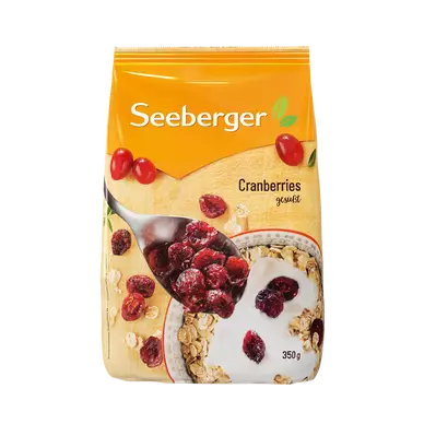 Cranberrie, SEEBERGER, sachet 350g