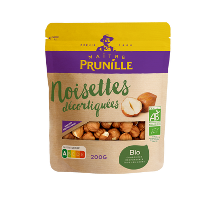 Noisette décortiquée BIO, MAITRE PRUNILLE, sachet 200g