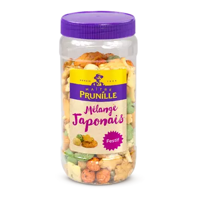 Mélange apéro Japonais Rice Crakers, MAITRE PRUNILLE, pot 250g