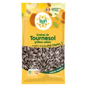 Graines de tournesol grillées et salées, CROQANDISES SUN, sachet 250g