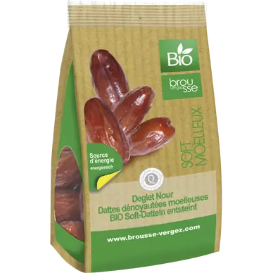 Datte deglet nour, BIO, moelleuse dénoyautée, sachet 250g