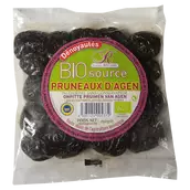 Pruneau d'Agen dénoyauté Bio, calibre 44/55 Très Gros, sachet 250g