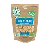Noix de cajou grillée sans sel, BIO, sachet, 100g