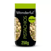 Pistache en coque grillée et salée, WONDERFUL, sachet 250g