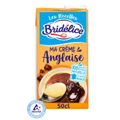 Crème Anglaise UHT BRIDELICE, brique de 50cl