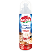 Crème UHT sous pression mascarpone sucrée de matière grasse GALBANI33% 250g