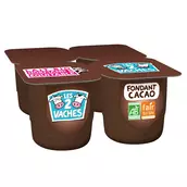 Crème Dessert bio chocolat LES 2 VACHES - 4x125g
