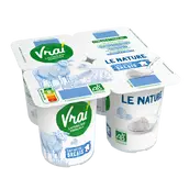 Spécialité laitière nature au lait de brebis bio VRAI 4x120g