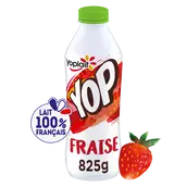Yaourt à boire aromatisé fraise YOP - 825g