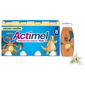 Yaourt à boire vanille ACTIMEL 8x100g
