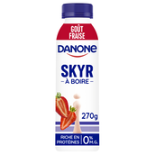 Skyr à boire fraise 0% mg DANONE - 270g