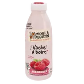 Yaourt à boire framboise MICHEL ET AUGUSTIN - Bouteille de 250 ml