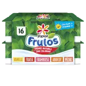 Yaourt sucré aromatisé aux fruits FRULOS - 16x125g