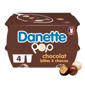 Crème dessert chocolat billes chocolat DANETTE - 4x117g