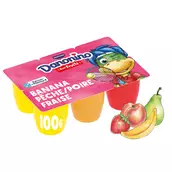Petits suisses aux fruits DANONINO 6x100g