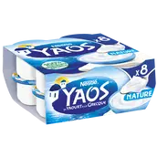 Yaourts à la Grecque Nature YAOS - 8 pots de 125g