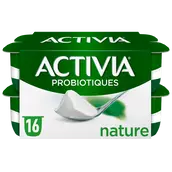 Yaourt nature bifidus ACTIVIA - 16x125g
