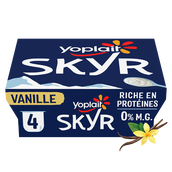 Yaourt Skyr vanille YOPLAIT SKYR - 4x100g