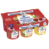 Yaourts Gourmand aux fruits panachés MAMIE NOVA - 6 pots de 150g