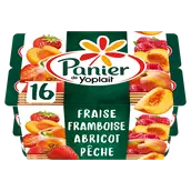 Yaourt aux fruits panaché 2,3% MG PANIER DE YOPLAIT - 16x125g