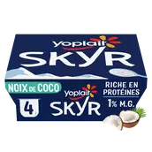 Yaourt Skyr noix de coco YOPLAIT SKYR - 4x100g