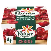 Yaourt aux fruits à la cerise PANIER DE YOPLAIT - 4x125g