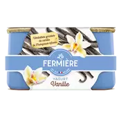 Yaourts vanille LA FERMIERE - 2 pots de 140g