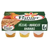 Yaourt sur lit de fruits jaunes PANIER DE YOPLAIT - 6x140g