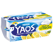 Yaourts à la Grecque au citron YAOS - 4 pots de 125g