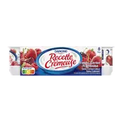 Yaourt aux fruits rouges RECETTE CREMEUSE DANONE - 8x125g