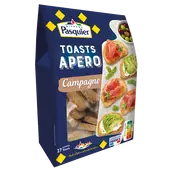 Toasts de pain grillé PASQUIER - Paquet de 100g