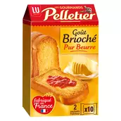 Biscottes goût brioché Pelletier LU - Paquet de 260g