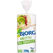 Galettes de riz complet BIO BJORG - Paquet de 130g