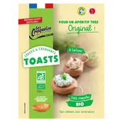 Toasts bio LES CRAQUELINS DE SAINT MALO 40g
