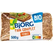 Pain complet BIO Seigle BJORG - Paquet de 500g