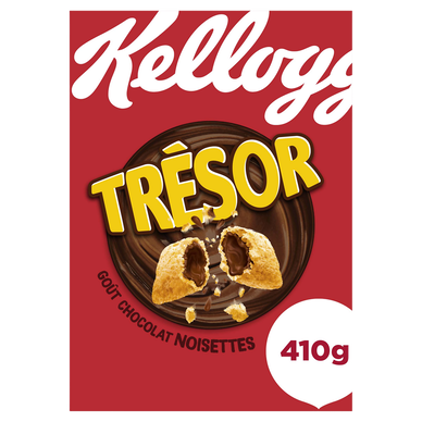 Céréales Trésor KELLOGG'S Chocolat Noisettes - 410g