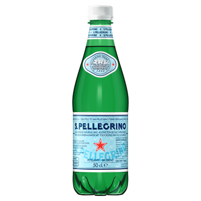 Eau minérale naturelle gazeuse SAN PELLEGRINO - 6x50cl